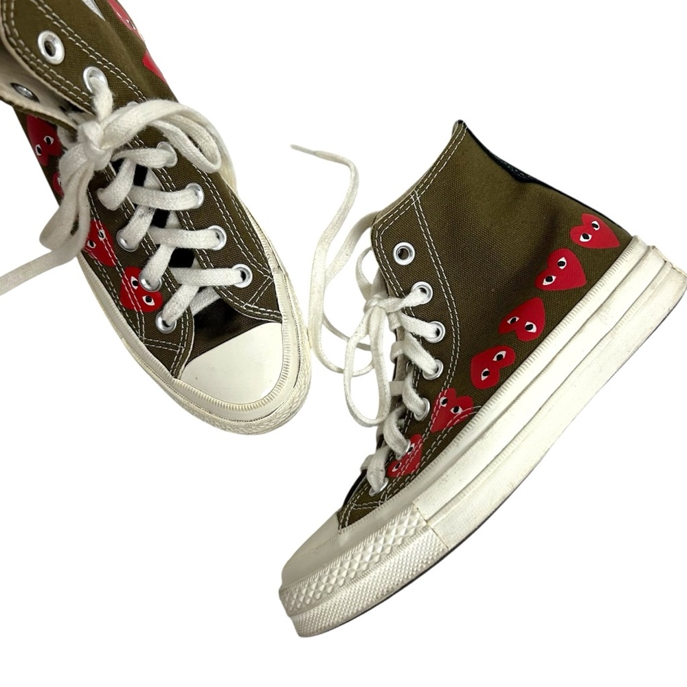 ❤️‍🔥 Comme des Garçons PLAY x Converse Chuck Taylor All Star High Tops